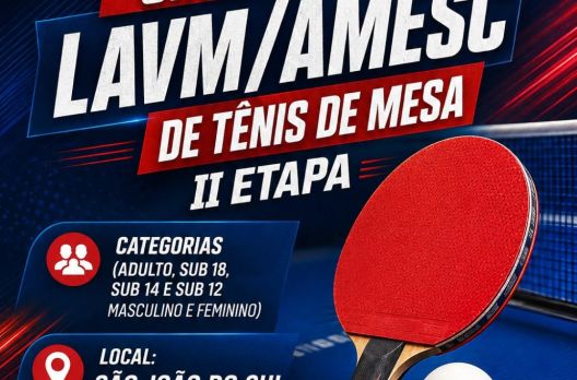 EQUIPES DE ARARANGUÁ DISPUTAM 2ª ETAPA REGIONAL DE TÊNIS DE MESA