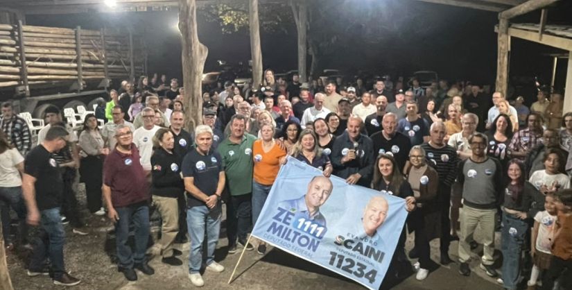 Zé Milton e Scaini recebem apoio e reforçam compromisso com Balneário Gaivota e com a região