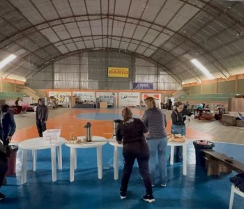 Defesa Civil registra resgate de 17 famílias e redução do nível do Rio Araranguá
