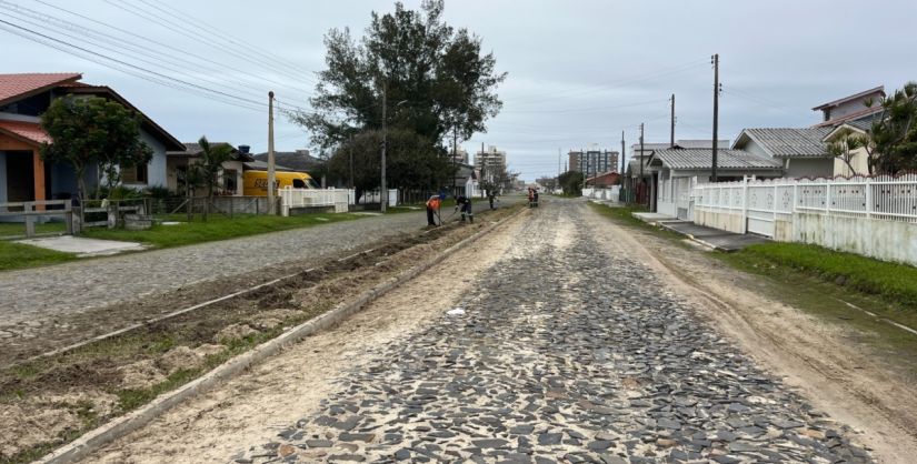 Balneário Arroio do Silva avança com reforma do Terminal Rodoviário e recapeamento da Avenida Antônio Prado