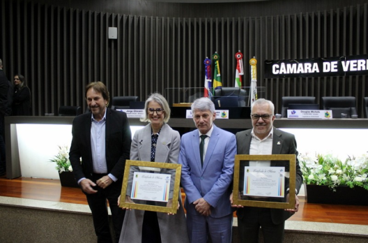 Unesc recebe Moção de Reconhecimento da Câmara de Vereadores pelos 58 anos de fundaçã...