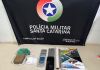 PMSC apreende drogas e prende homem por tráfico nas proximidades de escola