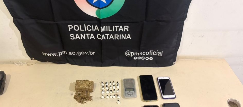 PMSC apreende drogas durante atendimento de ocorrência em ...