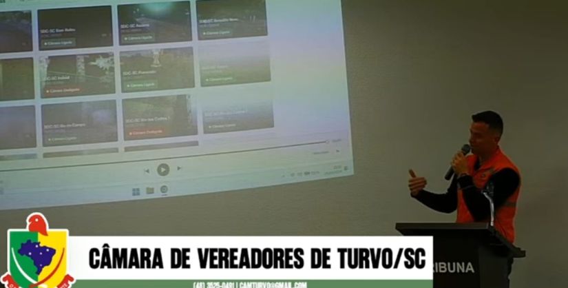 Defesa Civil apresenta na Câmara balanço da enchente em Turvo