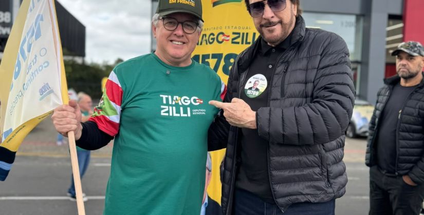 Caminhada da Vitória marca encerramento da campanha do deputado Tiago Zilli em Araranguá
