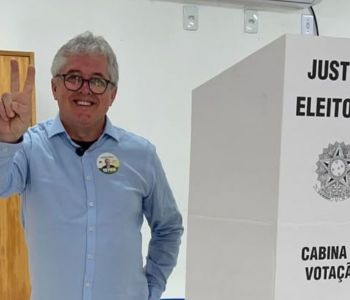 Tiago Zilli vota em Turvo e destaca confiança após campanha