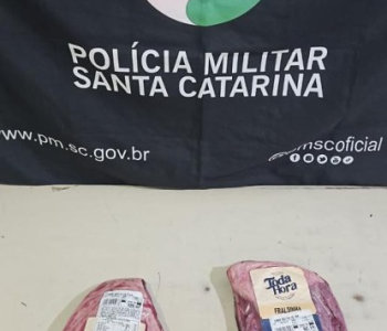 Homem é detido após furtar duas peças de carne em supermercado de Araranguá