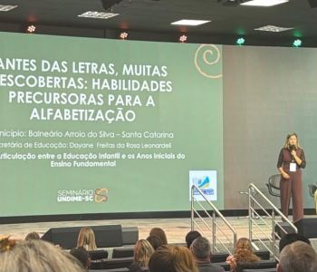 Projeto de Balneário Arroio do Silva é selecionado e apresentado em seminário estadual de educação