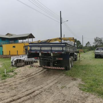 Balneário Gaivota avança na pavimentação de ruas da Lagoinha em parceria com moradores
