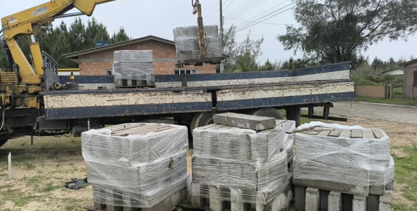 Balneário Gaivota avança na pavimentação de ruas da Lagoinha em parceria com moradores