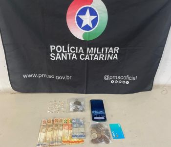 Homem é preso por tráfico de drogas após perseguição policial em Santa Rosa do Sul