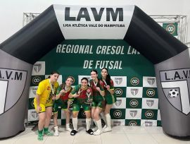 Turvo conquista quatro pódios no Campeonato Regional de Futsal da LAVM