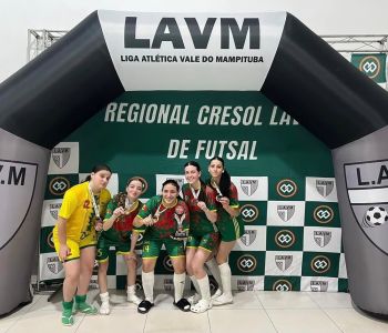 Turvo conquista quatro pódios no Campeonato Regional de Futsal da LAVM
