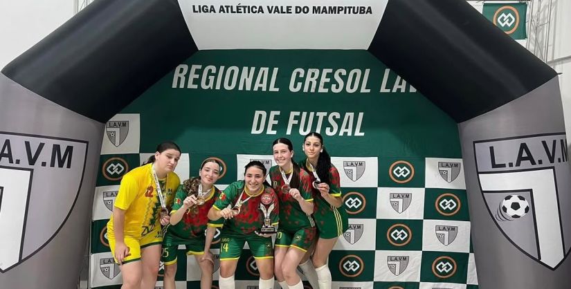 Turvo conquista quatro pódios no Campeonato Regional de Futsal da LAVM