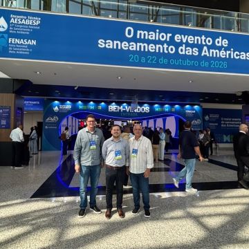 SAMAE de Araranguá participa da maior feira de saneamento ambiental da América Latina
