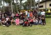 Cerca de 60 crianças e adolescentes do SCFV de Maracajá participam de dia delazer no Parque Ecológico