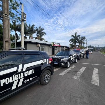 Polícia Civil cumpre quatro mandados de busca e apreensão durante investigação de furtos em Maracajá