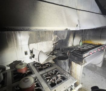 Incêndio em fritadeira de restaurante mobiliza Corpo de Bombeiros em Araranguá
