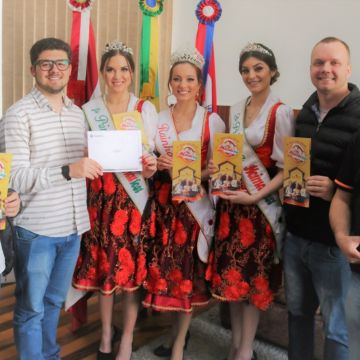 Rainha e princesas percorrem os municípios na divulgação da 9ª Heimatfest