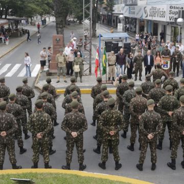 Militares do 28º GAC estarão em Araranguá