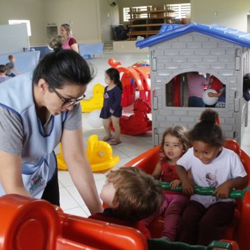 Crianças do CEI Sonho Mágico voltam às atividades em Forquilhinha