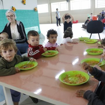 Crianças do CEI Sonho Mágico voltam às atividades em Forquilhinha