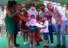 Papai Noel recebe chave da cidade