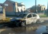 Carro é tomado por chamas em Arroio do Silva