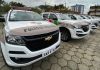 Polícia Militar de Santa Catarina entrega 122 novas viaturas no estado