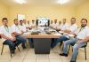 Menegaro e sua equipe