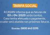 Casan orienta usuários com tarifa social sobre isenção
