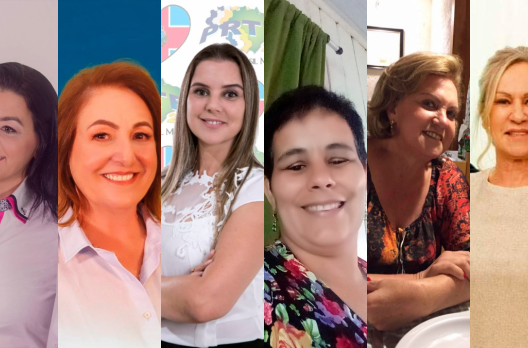 Seis mulheres disputam majoritárias em nossa região