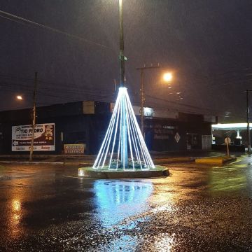 Decoração do Natal Arroio Iluminado é concluída