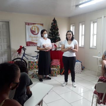 Entrega dos presentes arrecadados da campanha Natal Solidário Autoprosul