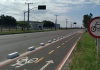 Demutran realiza serviço em ciclovia