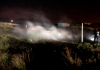 Residência de madeira é destruída por incêndio em Balneário Arroio do Silva